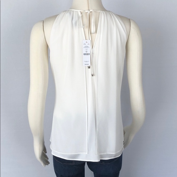 NWT WHBM Beaded Dressy Sheer Top.. Size XS - Picture 12 of 15